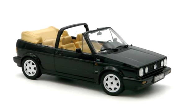 Norev Die Cast Collectables - 1:18 1992 VW Golf Cabriolet - Black