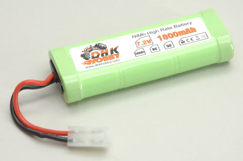 DHK 7.2V 1800mAh SC NiMh Battery Tamiya plug