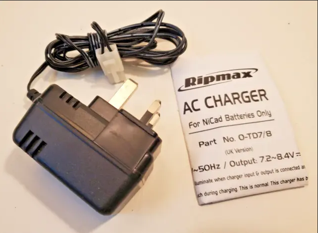 Ripmax AC Charger Nimh Battery Only O-TD7/8 (Box 95)