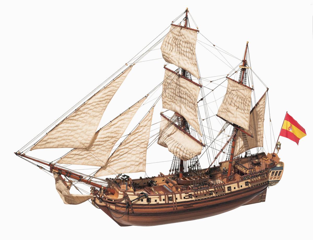 OcCre 1/85 La Candelaria Wooden Boat Kit OC13000