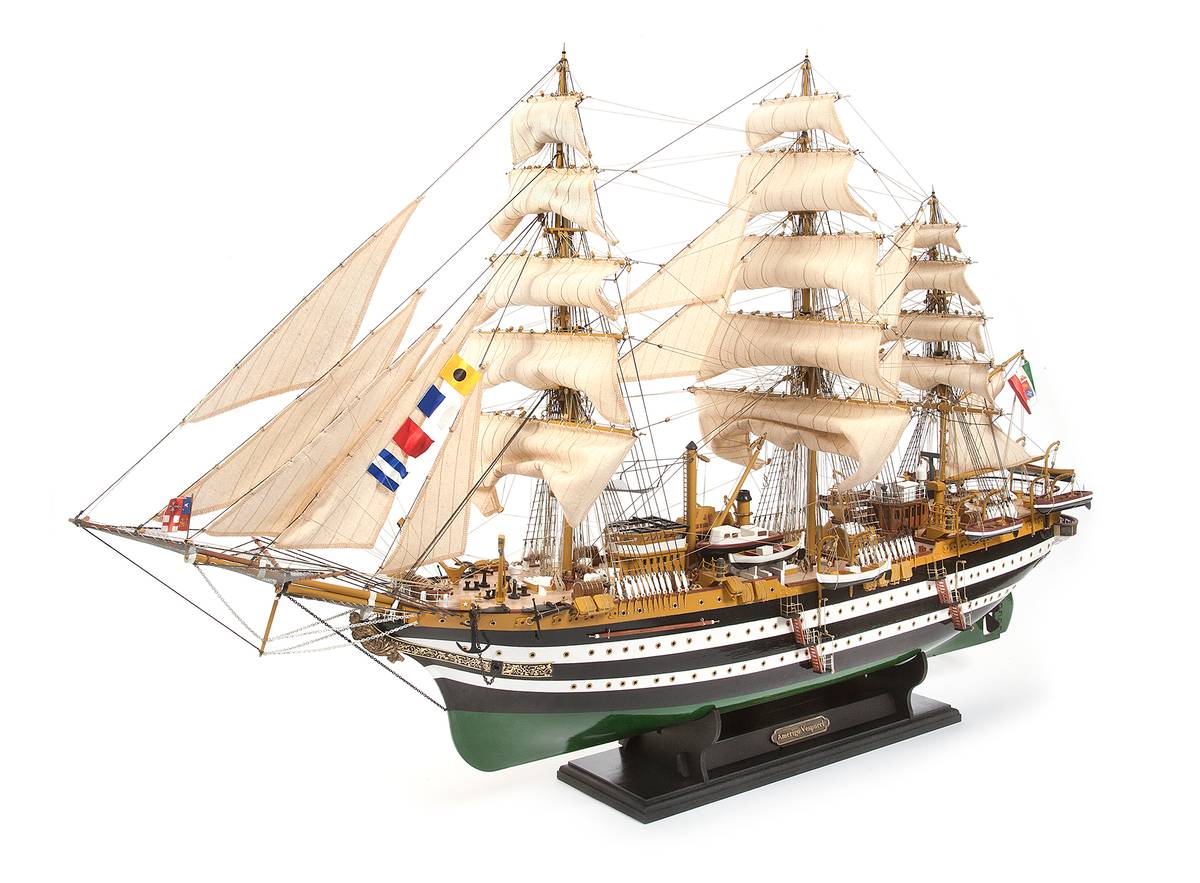 OcCre 1/100 Amerigo Vespucci Wooden Boat Kit OC15006
