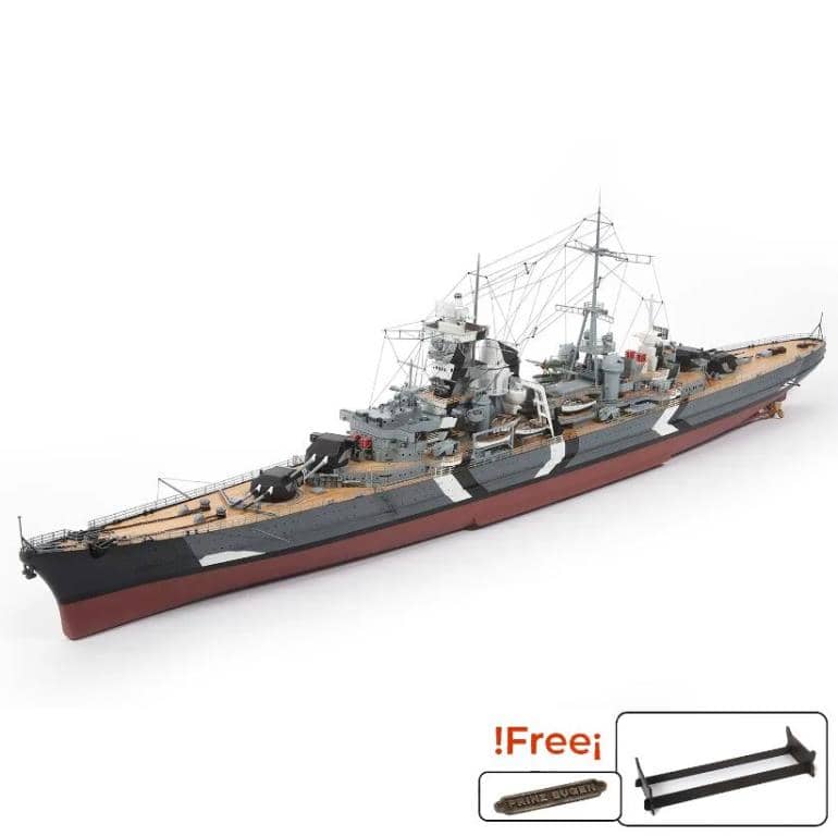 OcCre 1/200 Prinz Eugen Wooden Boat Kit OC16000