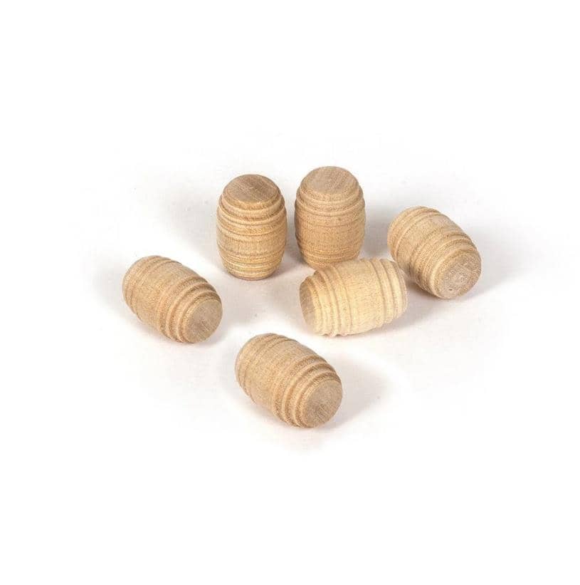OcCre OcCre 17mm Wooden Barrell x 6 OC17038