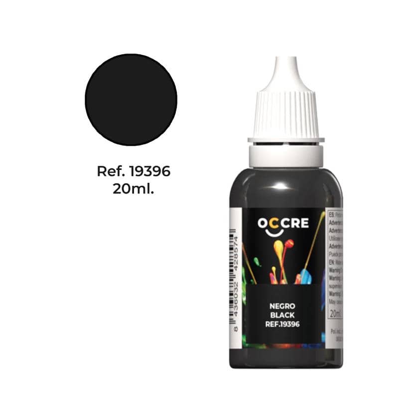 OcCre OcCre Acrylic Paint Black 20ml OC19396