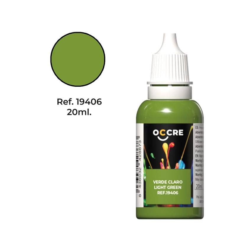 OcCre OcCre Acrylic Paint Light Green 20ml OC19406
