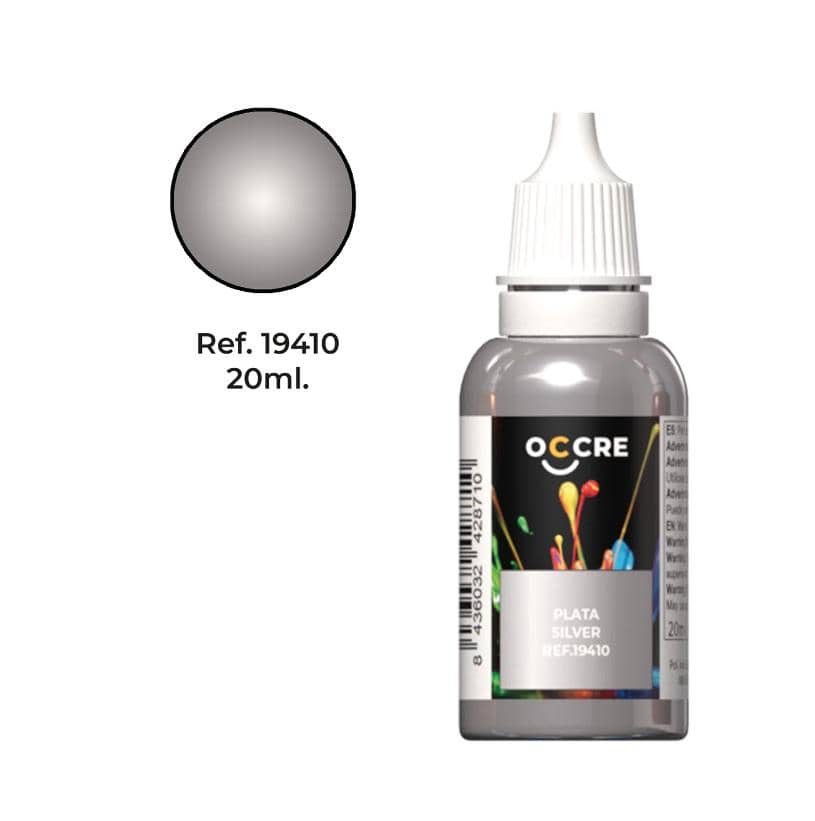 OcCre OcCre Acrylic Paint Silver 20ml OC19410
