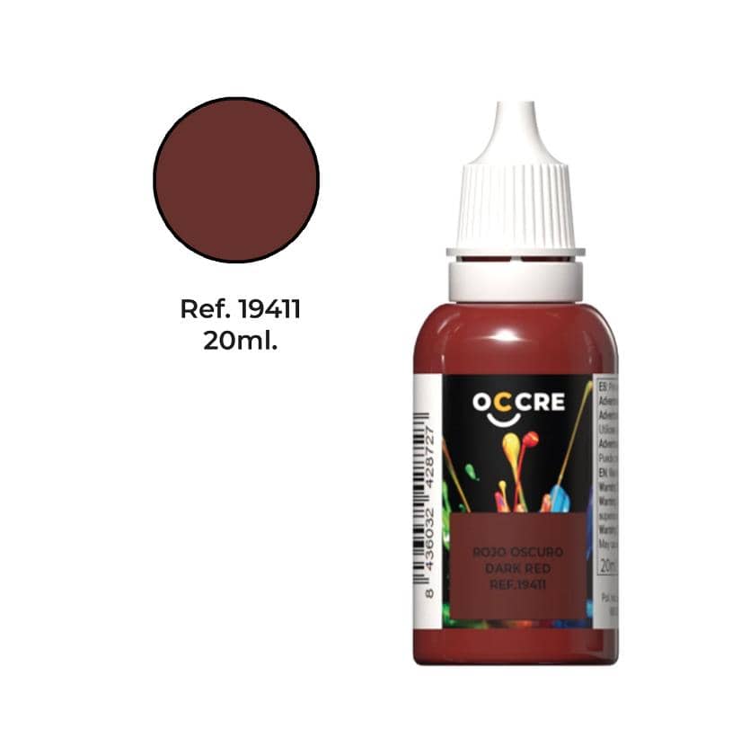 OcCre OcCre Acrylic Paint Dark Red 20ml OC19411