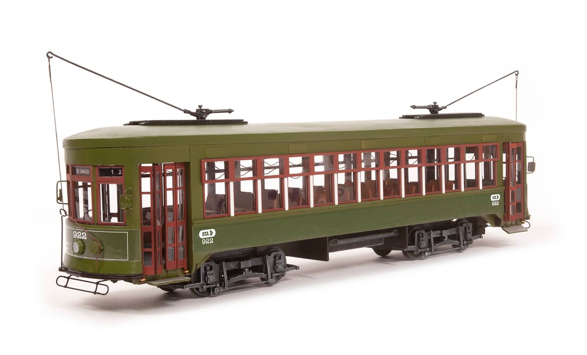 OcCre 1/24 New Orleans Streetcar Wooden Model Kit OC53012