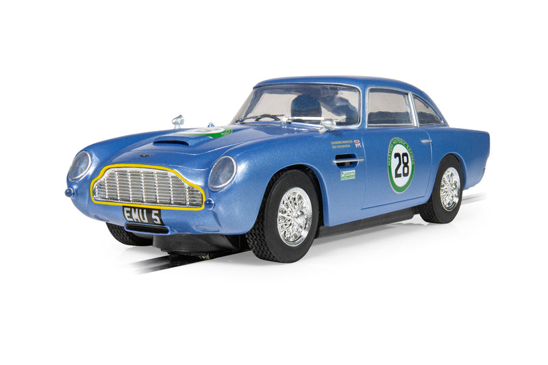 Scalextric Aston Martin DB5 - Blue / Yellow - Historic GT Racing C4599