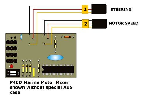 P40E Marine Motor Mixer ACTion Electronics