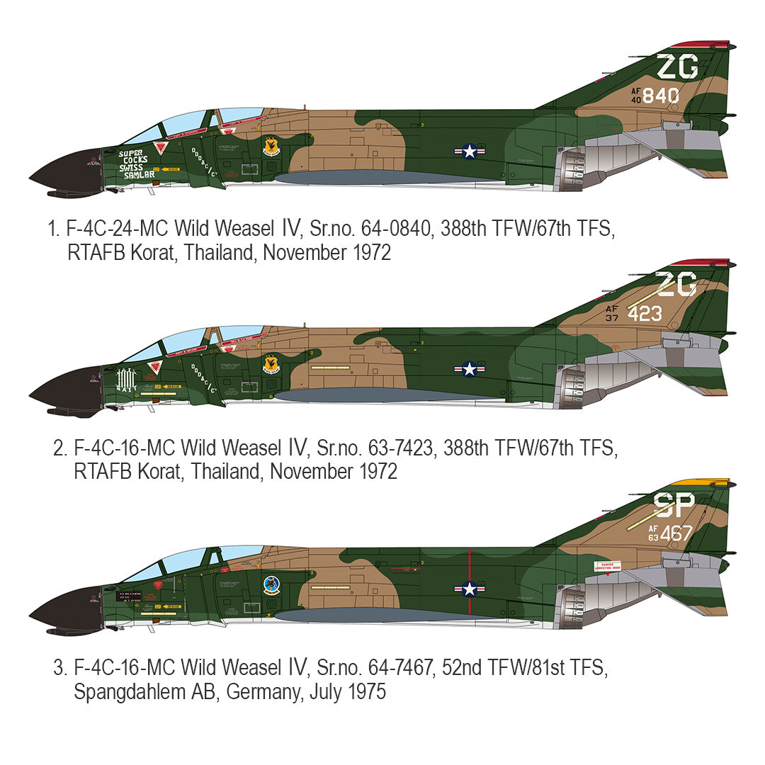 Zoukei-Mura 1/48 F-4C Phantom II Kit - Wild Weasel IV SWS48-16