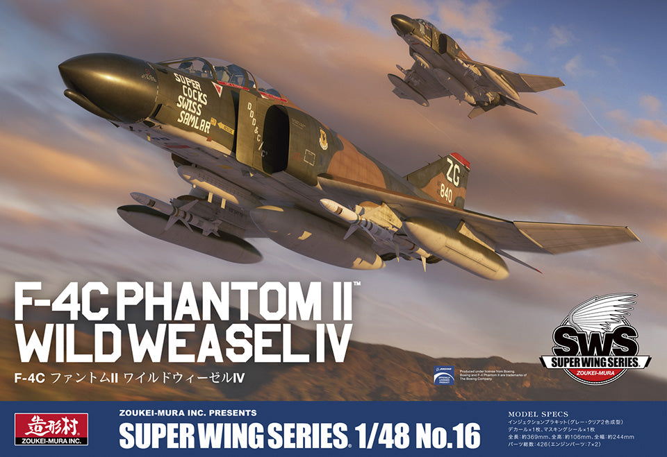 Zoukei-Mura 1/48 F-4C Phantom II Kit - Wild Weasel IV SWS48-16