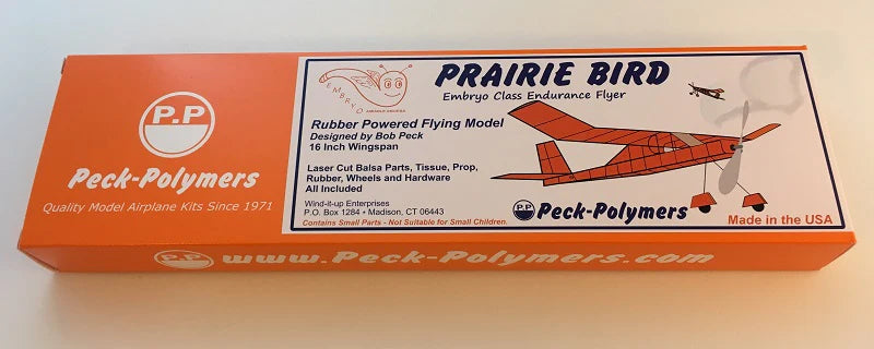 Peck-Polymers Prairie Bird Rubber Powered Kit