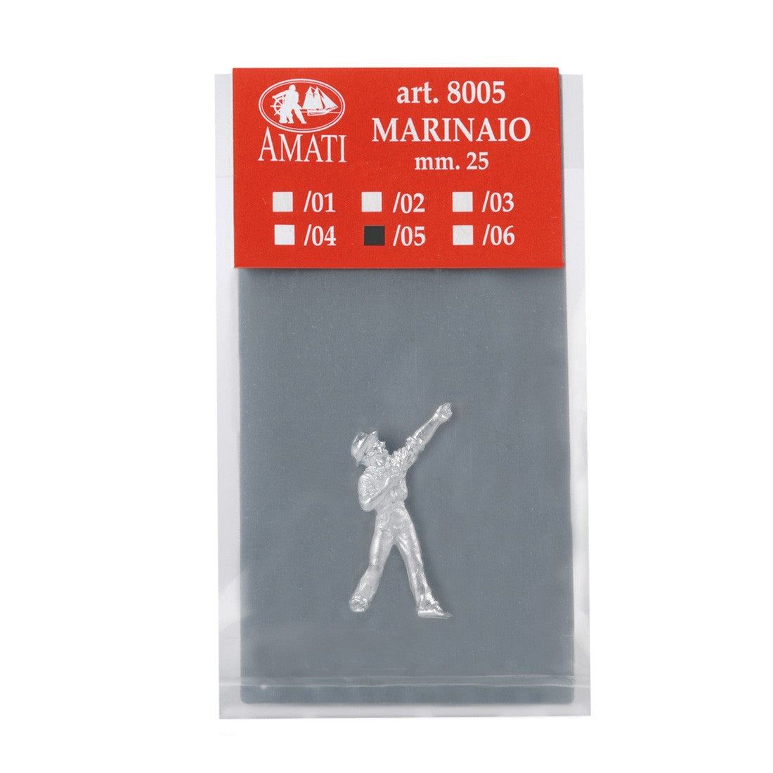 Amati Boat Figures Cast metal Sailor 25MM 8005/05