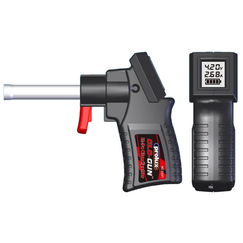 PROLUX GLO-GUN LIPO GLOW IGNITOR WITH LCD INDICATOR USB-C CABLE - Pre Order - Expected late October