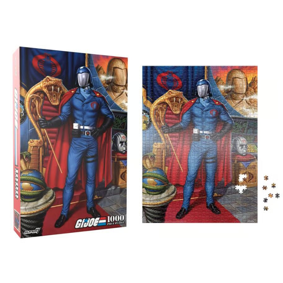 Super7 1000pc G.I Joe Cobra Commander Puzzle PZGIJOW01