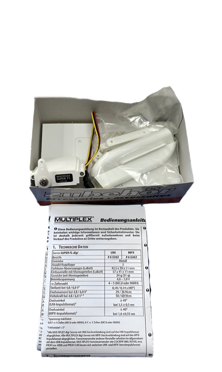 Multiplex 65263 Super FL Digi-MPX servo (Box 79)
