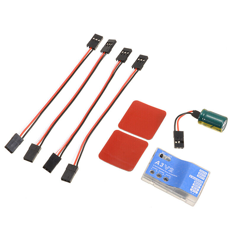 Hobby Eagle A3 V2 3-Axis Fixed-wing Gyro Flight Stabilizer Controller For Airplane/Drone