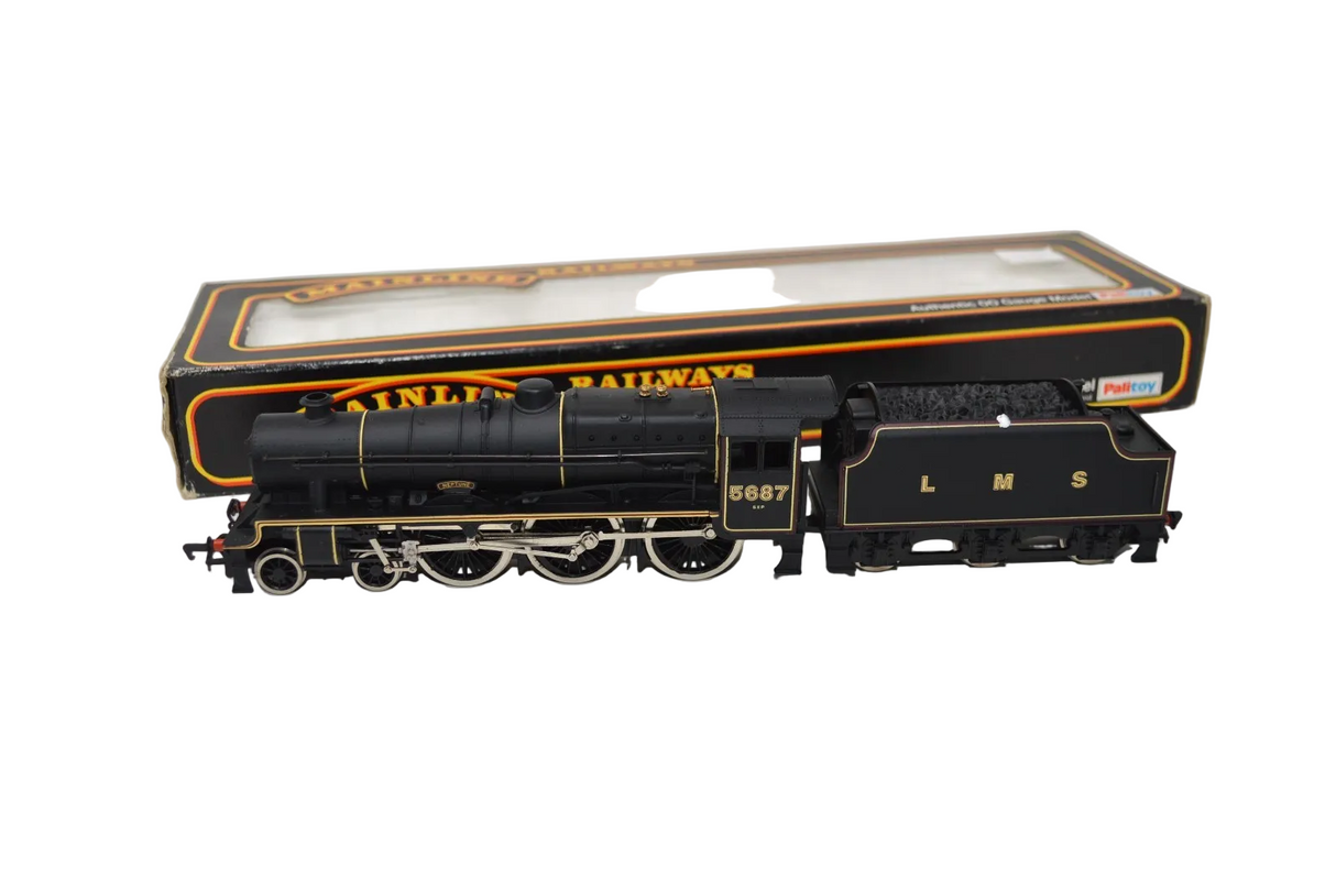 Mainline OO L.M.S. Black 4-6-0 Jubilee Class 5XP Loco - SECOND HAND