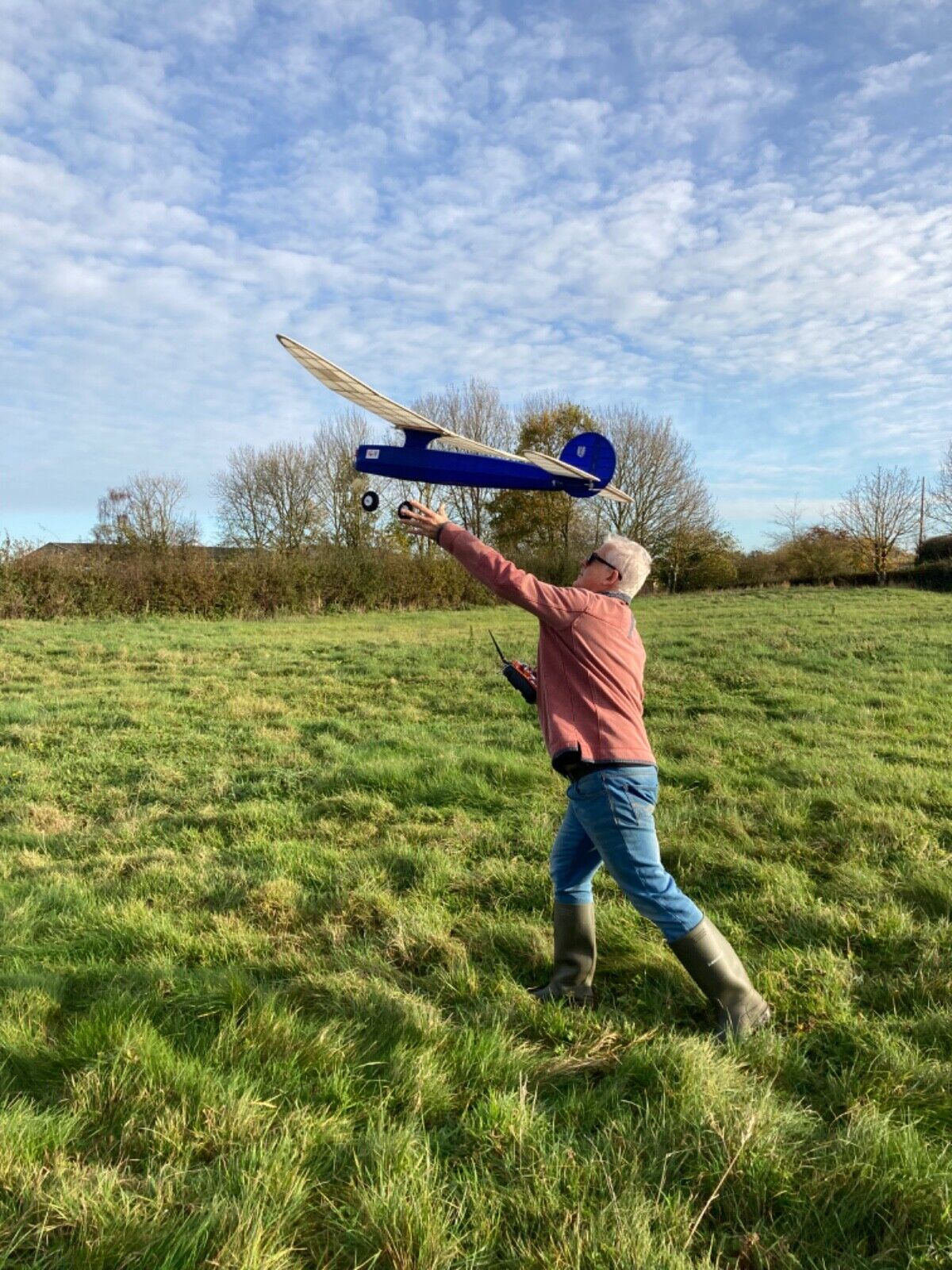The Model Barn Slider Kit. A balsa and ply vintage style high wing model kit