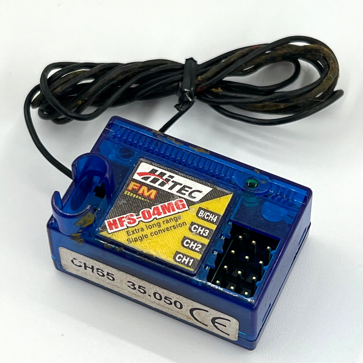 HITEC HFS-04MG 4 CHANNEL RECEIVER 35MHZ - SECOND HAND