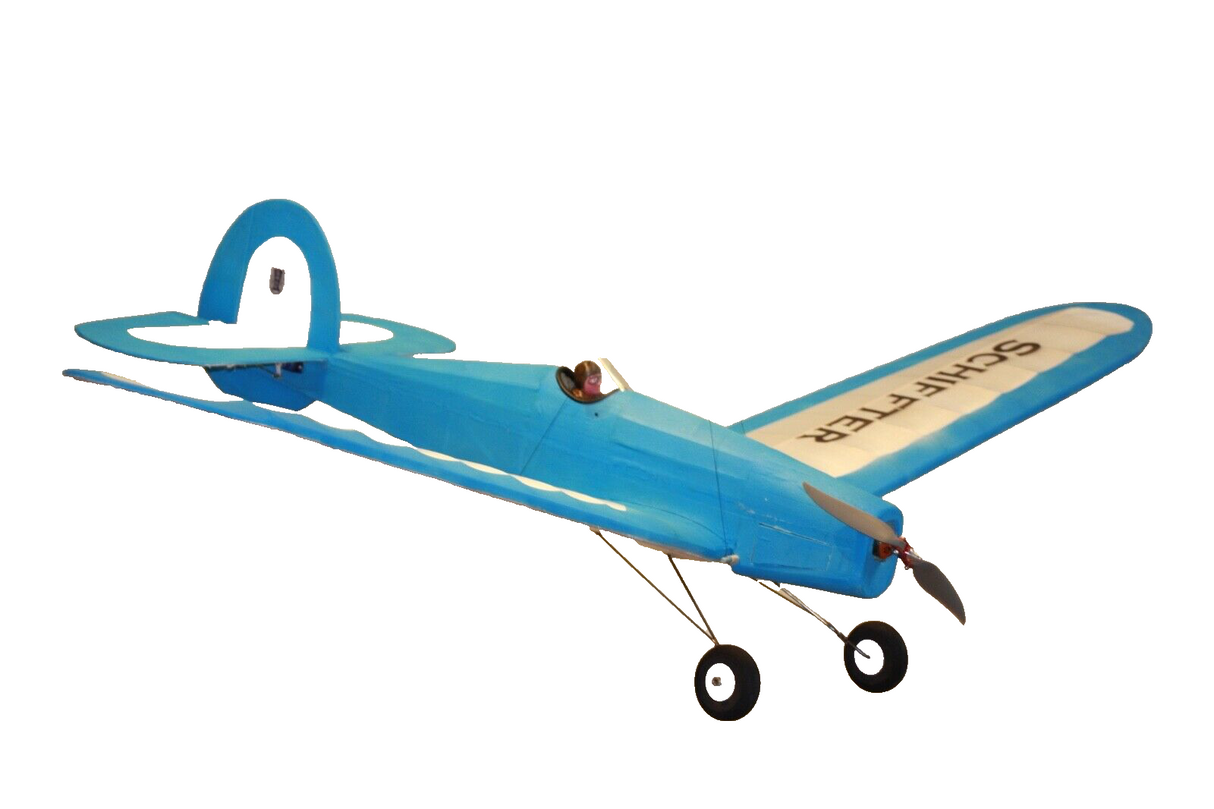The Model Barn Schiffter Kit. A balsa and ply vintage style low wing model kit