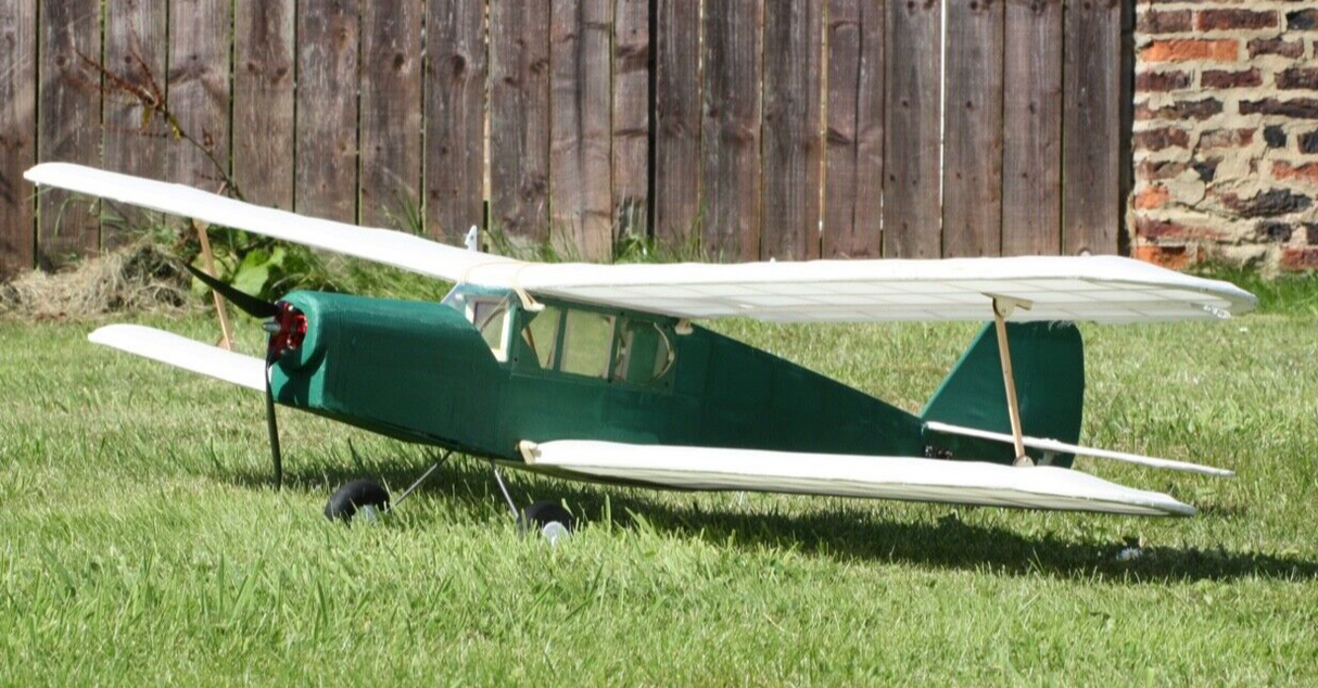 The Model Barn Spright Kit. A balsa and ply vintage style Bi-Plane wing model kit