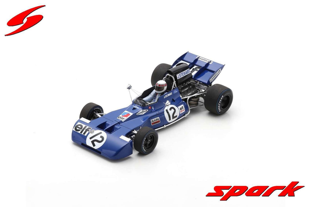 Sparkmodel/Minimax 1/18 Tyrrell F1 003 British GP Winner 1971 -Driven by Jackie Stewart