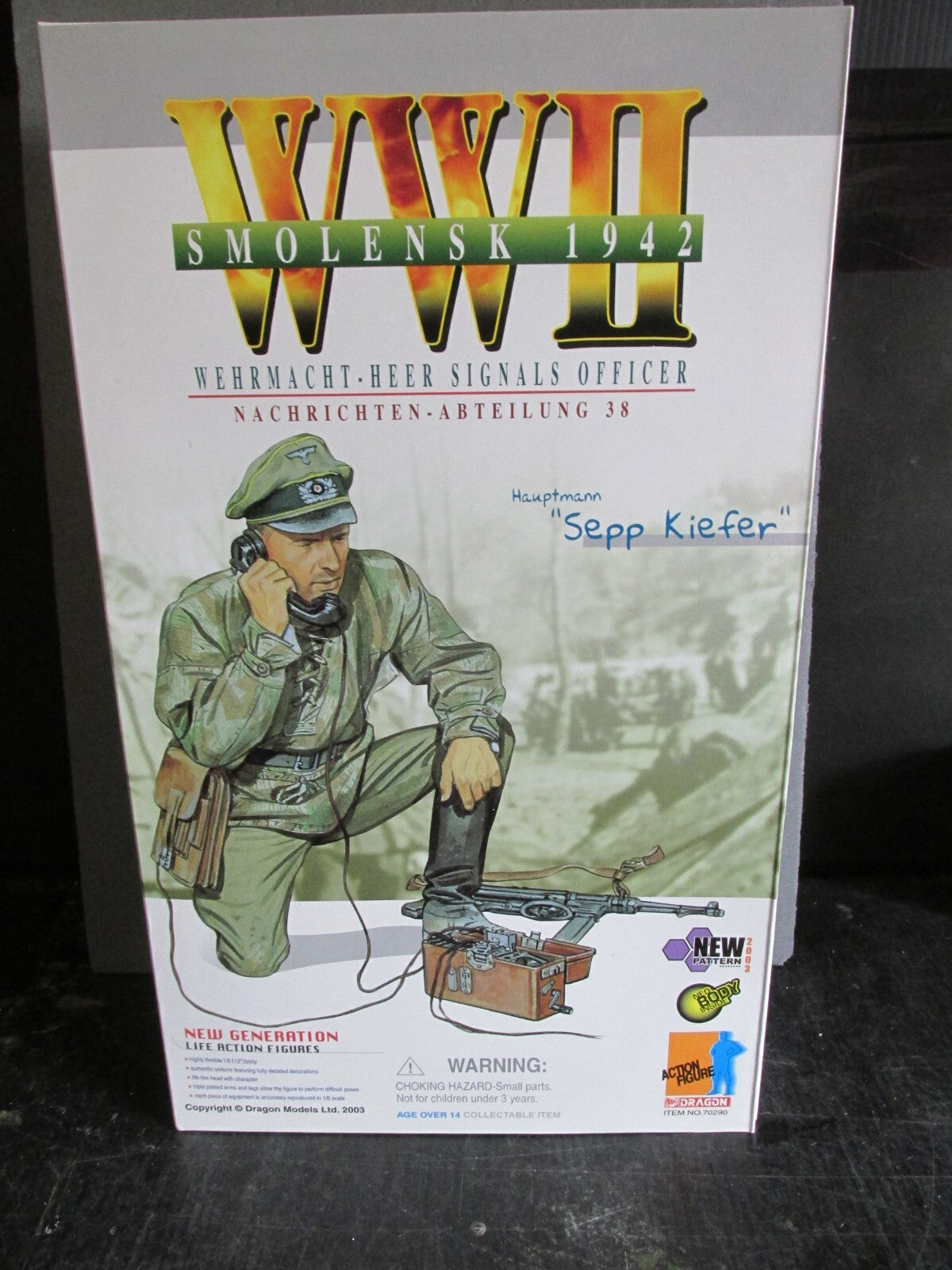 Dragon Acrion Figutre - WWII Signals Officer - Sepp Kiefer
