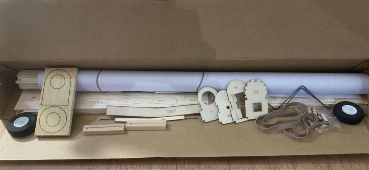 The Model Barn Astro Boy Kit. A balsa and ply vintage style model kit