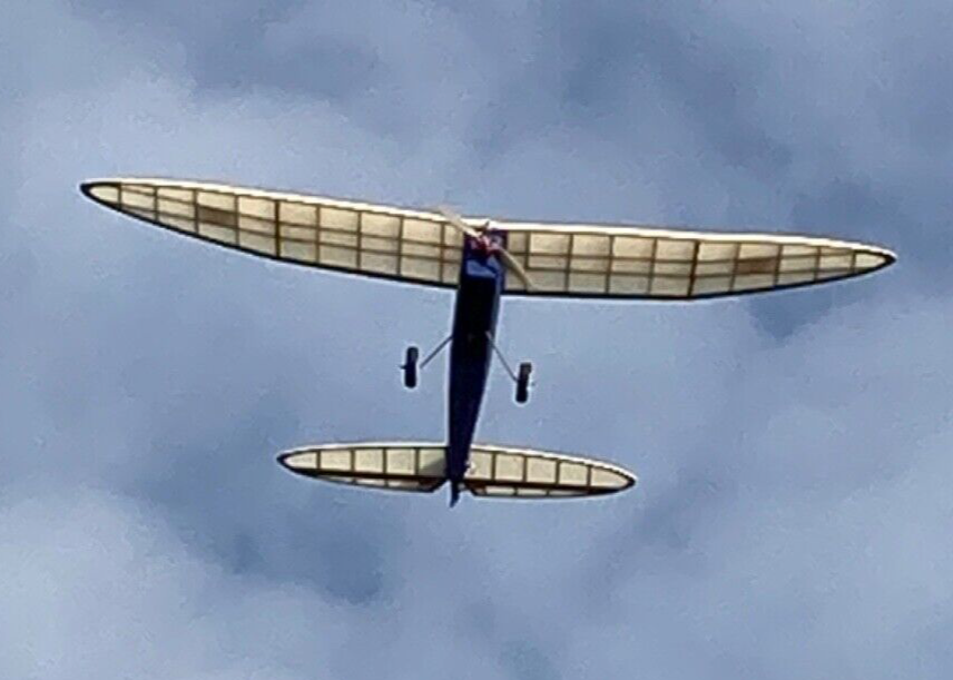 The Model Barn Slider Kit. A balsa and ply vintage style high wing model kit