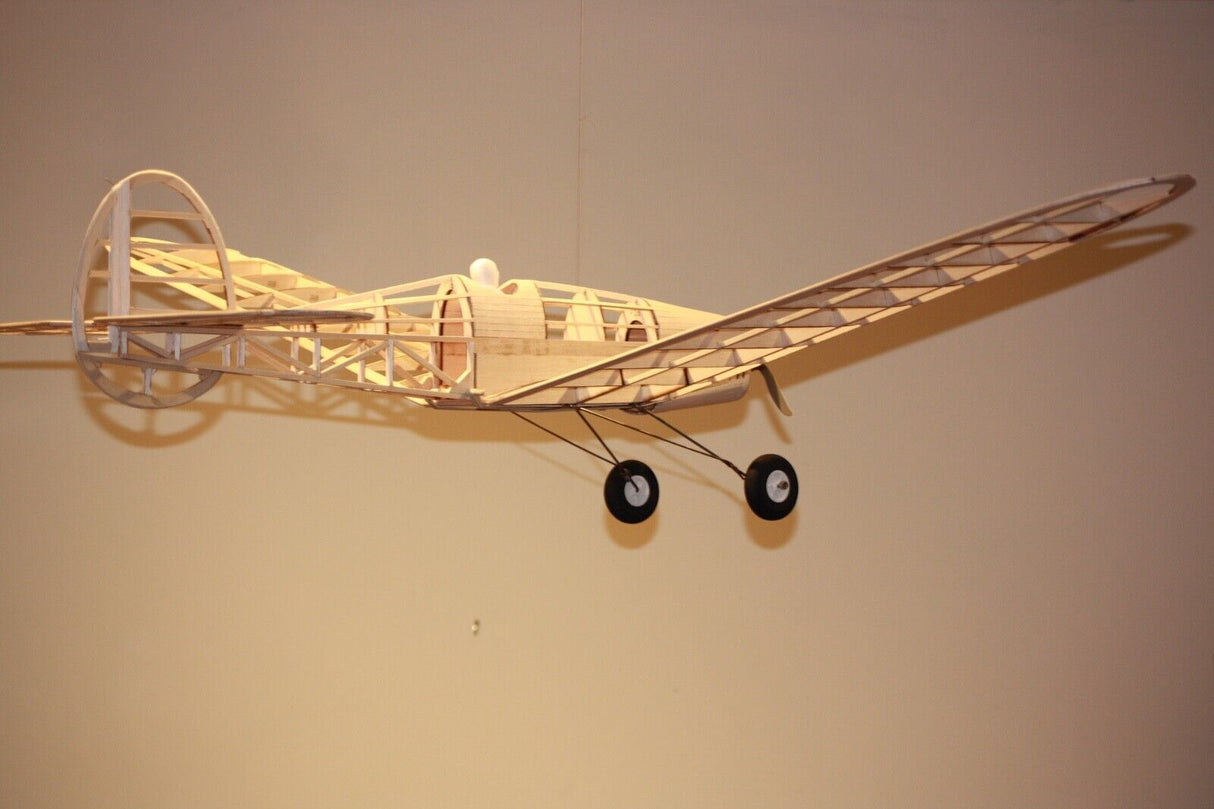The Model Barn Schiffter Kit. A balsa and ply vintage style low wing model kit