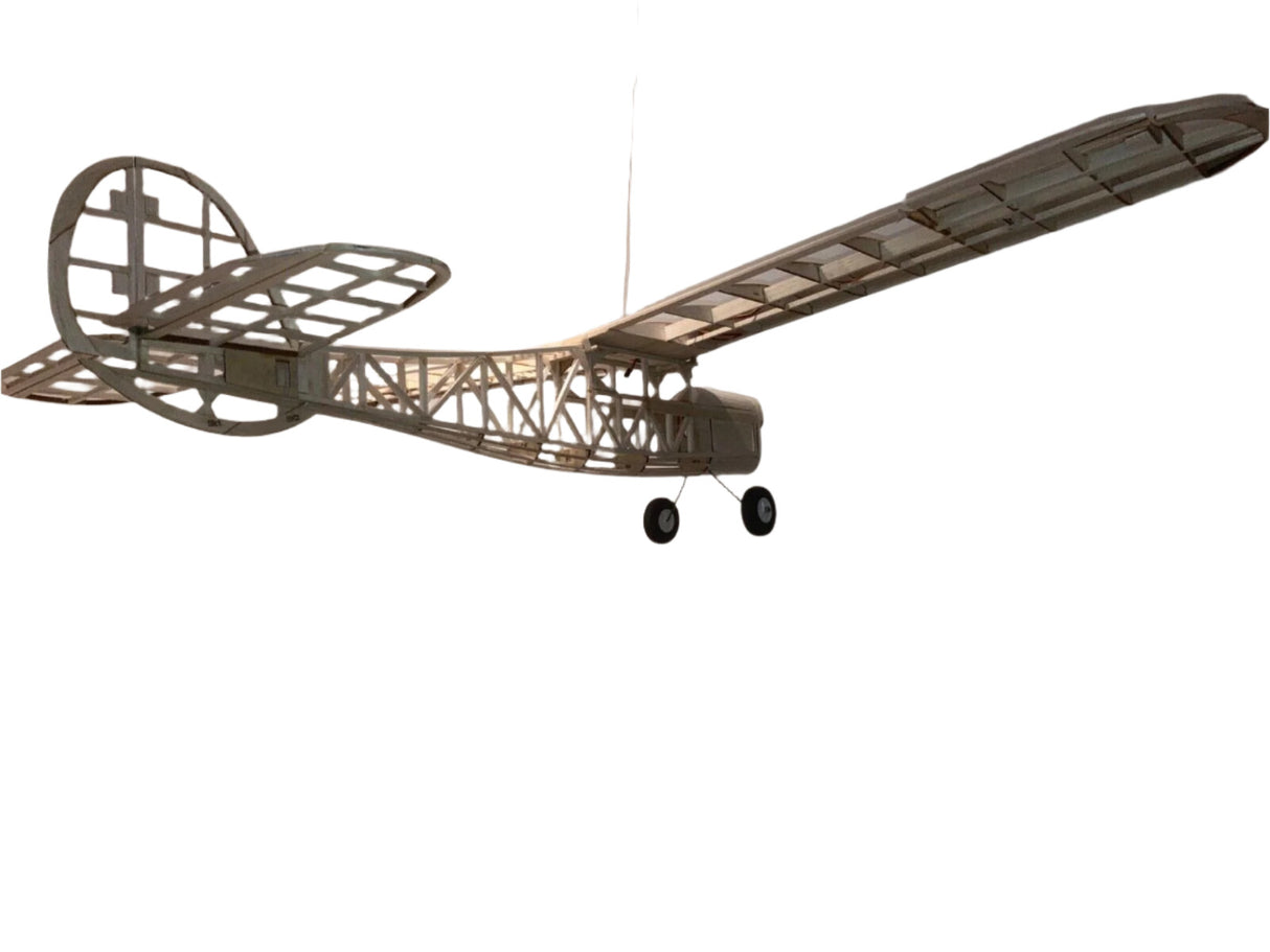 The Model Barn Buzzard Kit. A balsa and ply vintage style high wing model kit