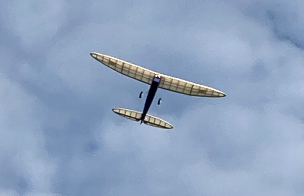 The Model Barn Slider Kit. A balsa and ply vintage style high wing model kit