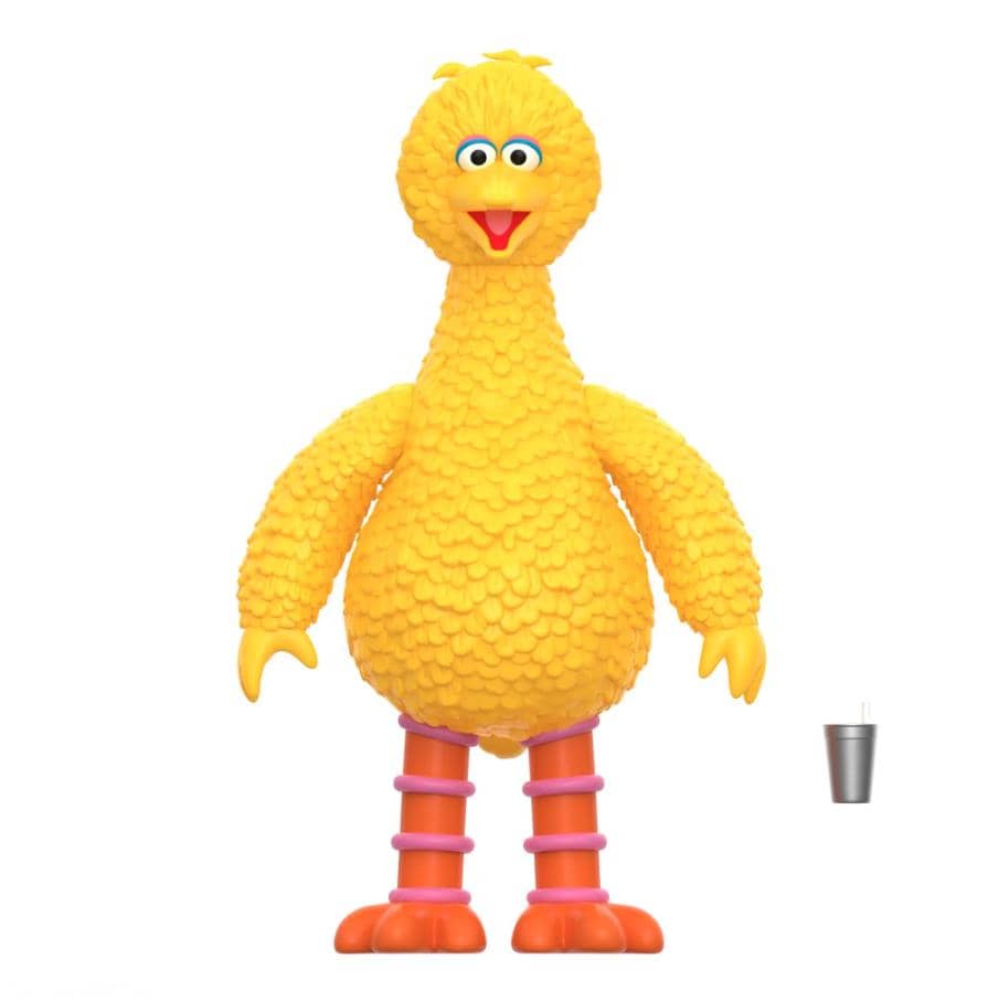 Super7 Licensed Collectables - Sesame Street W3 - Big Bird ReAction Figure