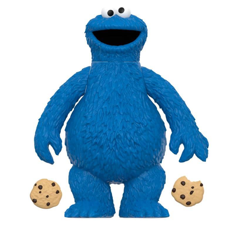 Super7 Licensed Collectables - Seasme Street W2 - Cookie Monster ReAction Figure