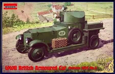 Roden 1/72 British Armoured Car (Pattern 1920 Mk I) Kit PKROD731