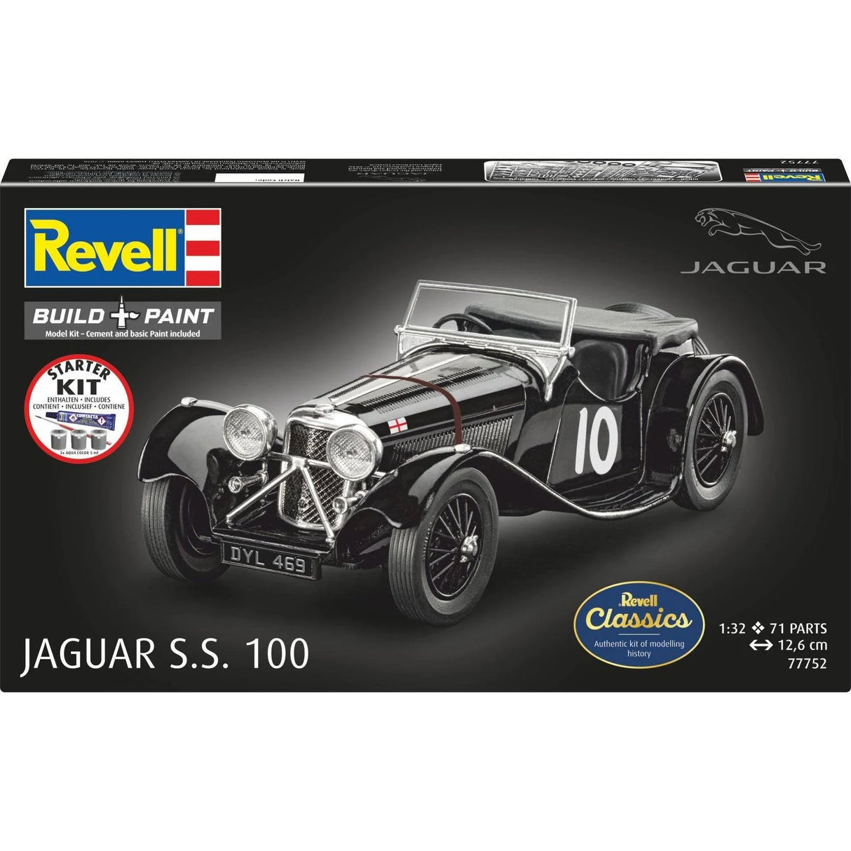 Revell Classics 1:32 Jaguar S.S.100 Kit 07752