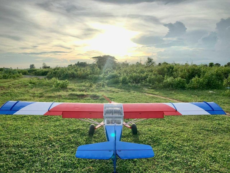 VQ Models SKYFOX STI 26CC EP/GP 2.54M RED/BLUE - Pre Order - Expected Mid November (Copy)