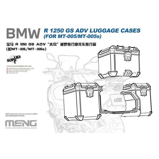 Meng Luggage Cases for BMW R1250 GS ADV kit SPS-091
