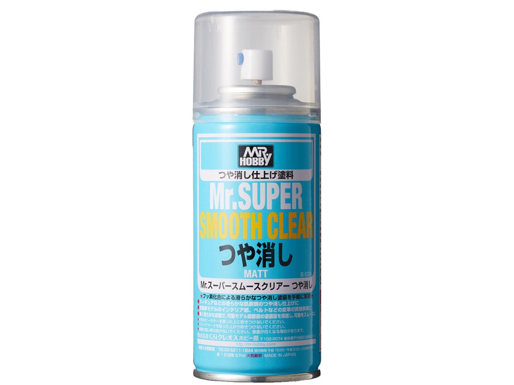 Mr Hobby Mr. Super Smooth Clear Matt Finishing Spray B-530