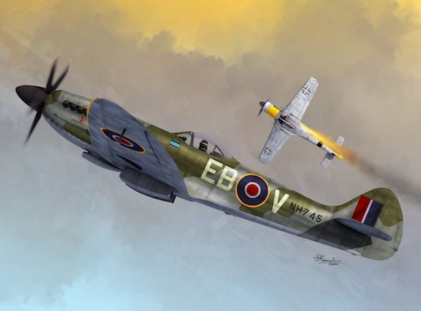 Sword 1/72 Supermarine Spitfire Mk.XIVC/E Bubbletop # 72096