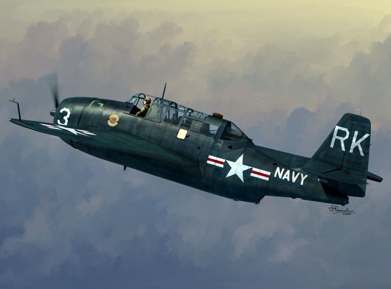 Sword 1/72 Grumman TBM-3R Avenger (3 markings 2 x USN 1 x Japan) # 72132