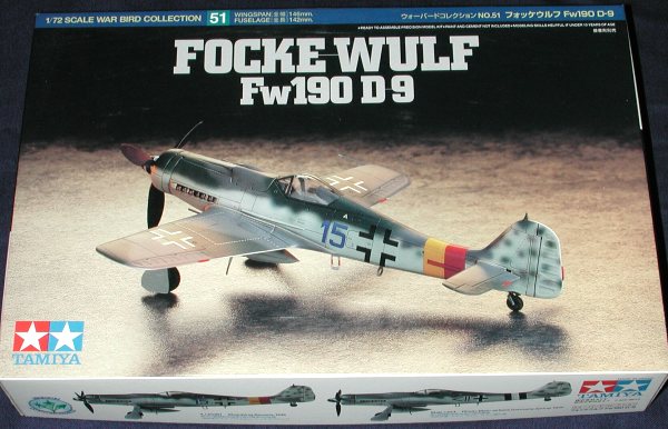 Tamiya 1/72 Focke Wulf Fw190 D-9 kit 60751