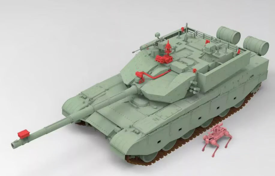 Toucan Models 1/35 ZTZ-99A MBT - With Laser Countermine System Unitree B1 Battle Machine Model Kit TC35004