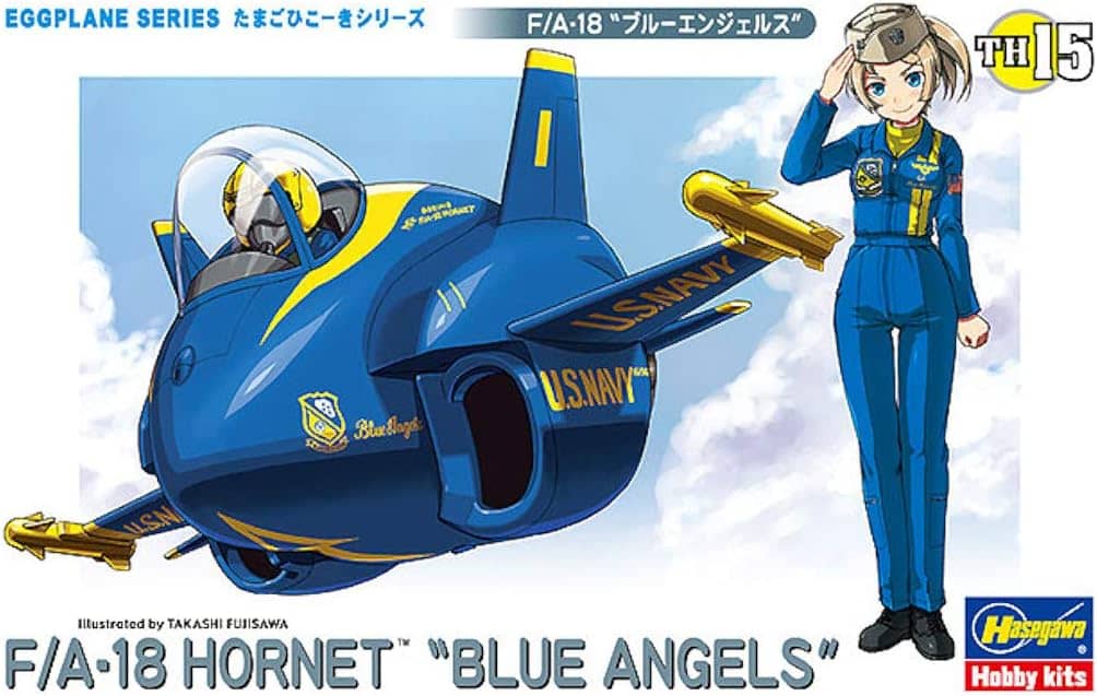 Hasegawa Egg Plane Kit F/A-18 Hornet Blue Angels