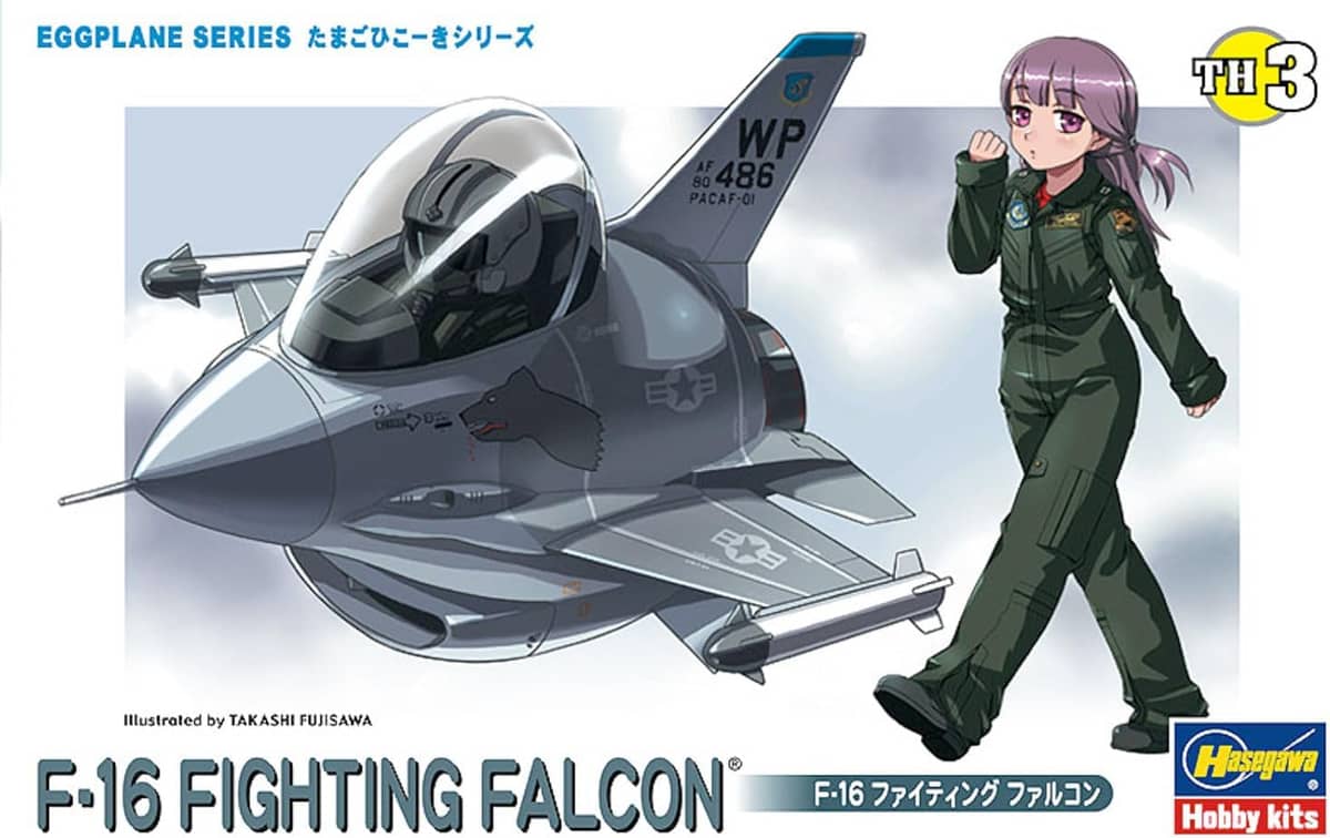 Hasegawa Egg Plane Kit F-16 Falcon