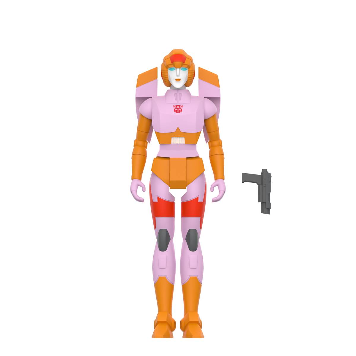 Super7 Licensed Collectables - Transformers ReAction Wave 8 - Arcree Pink and Orange Version