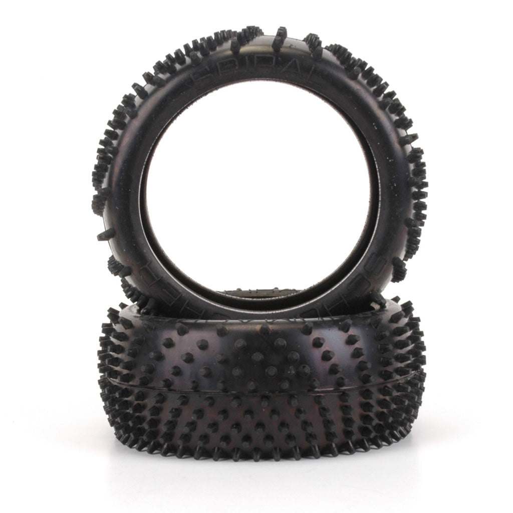 SPIRAL 1/8th Tyre - Yellow (pr)