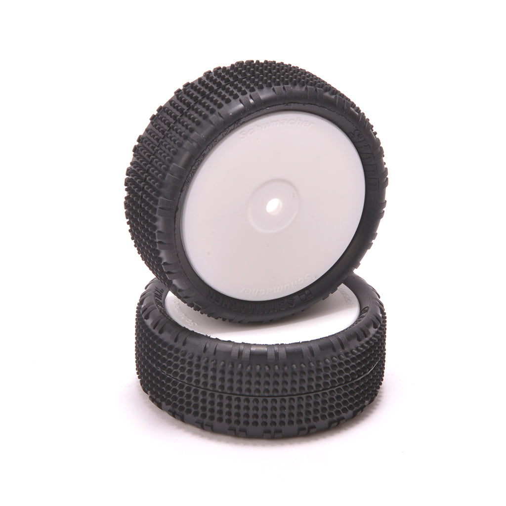 Shard - 1/10 4WD Tyres - Yellow - Pre-Glued